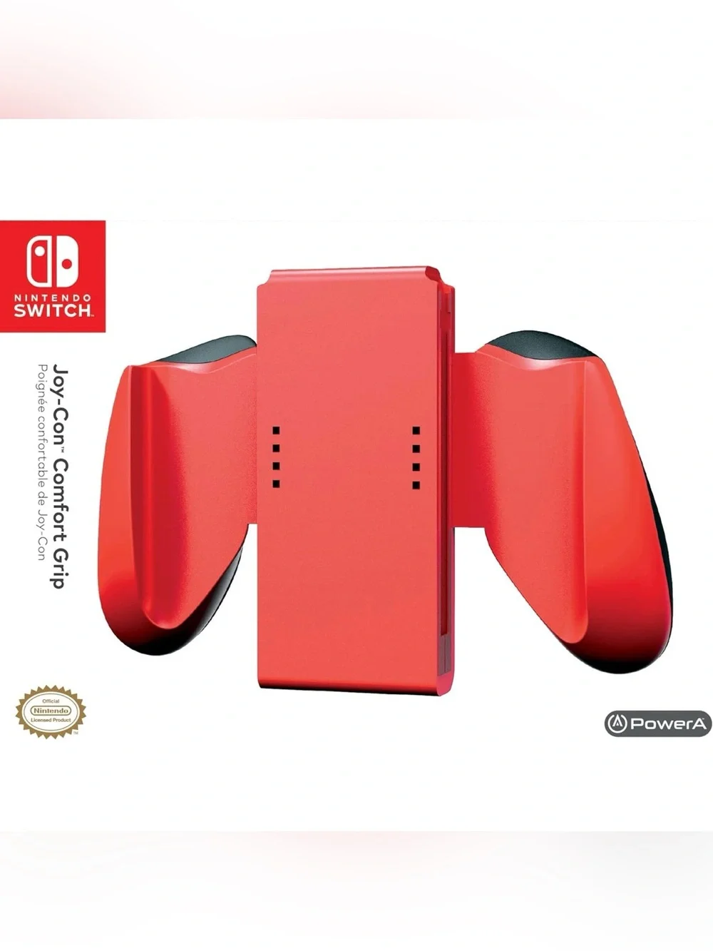 PowerA Joy-Con Comfort Grip for Nintendo Switch Red